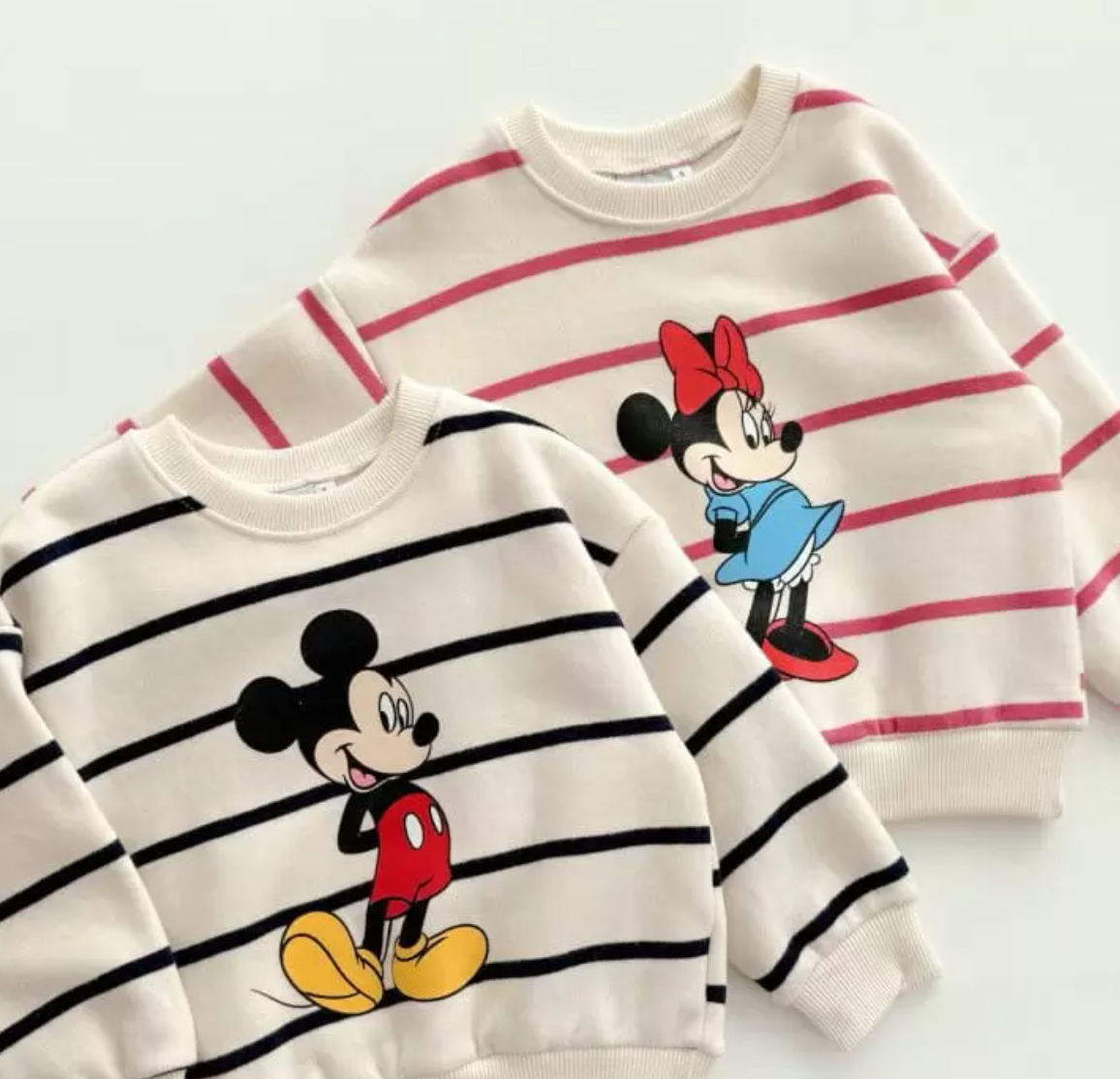 Striped Disney Fleece Sweatshirt