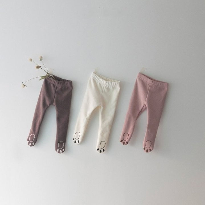 Paw Footie Leggings