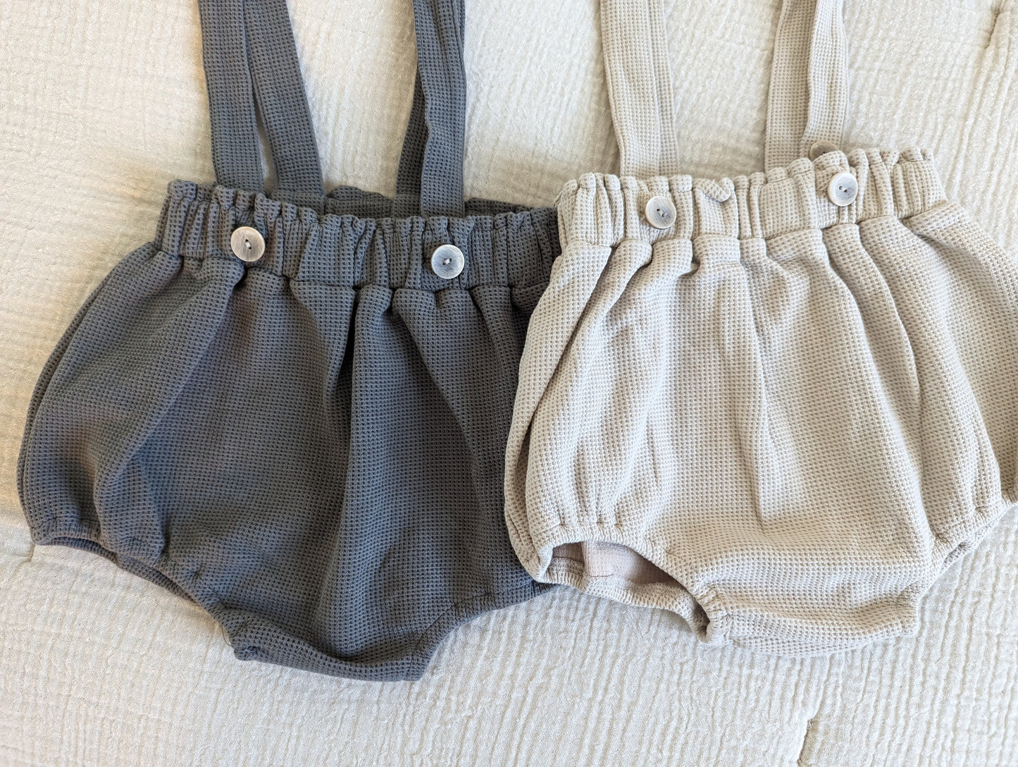 Bebe Waffle Romper