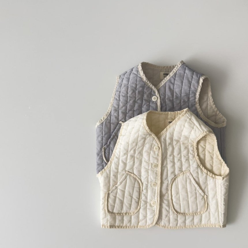 Quilted Sleeveless Vest