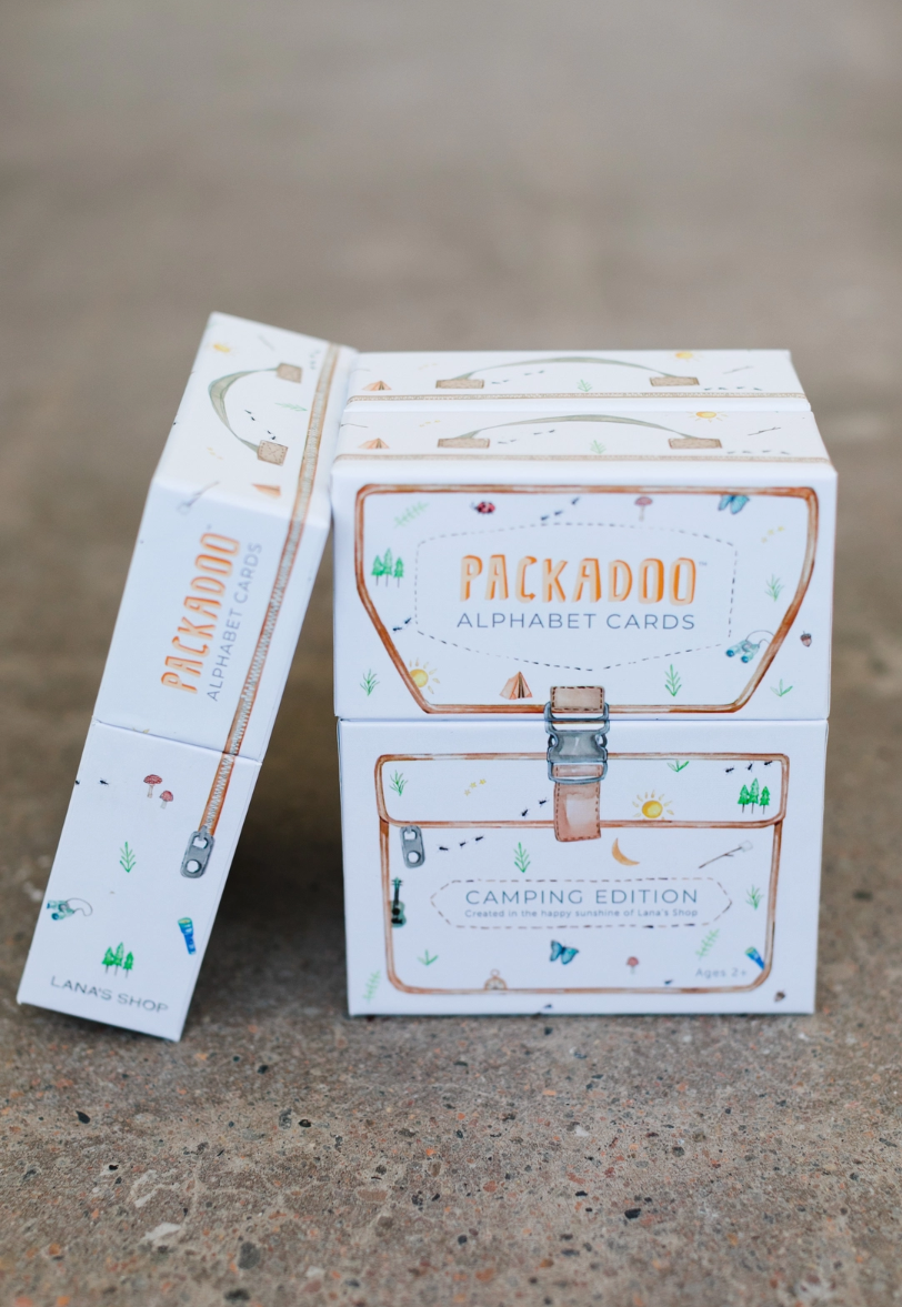 Camping Themed Abc Flashcards