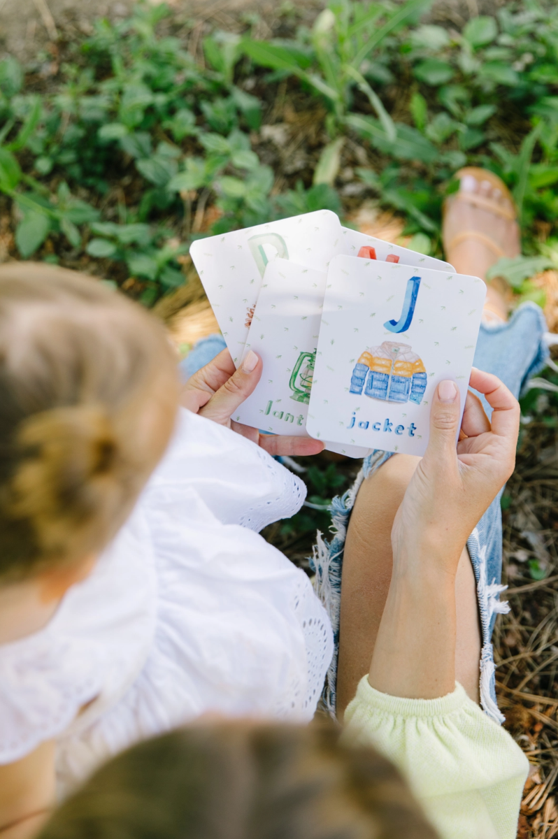 Camping Themed Abc Flashcards