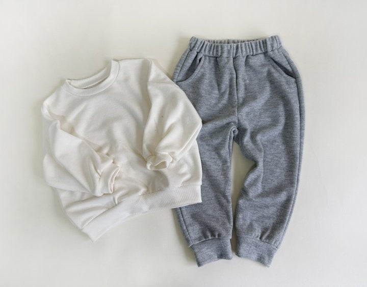 Easy-wear Sweatshirt Pants Set