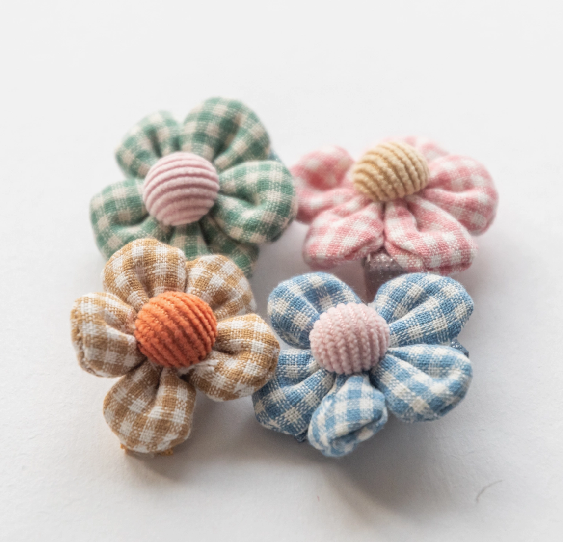 Flower Hair Clips - Set of 4pcs