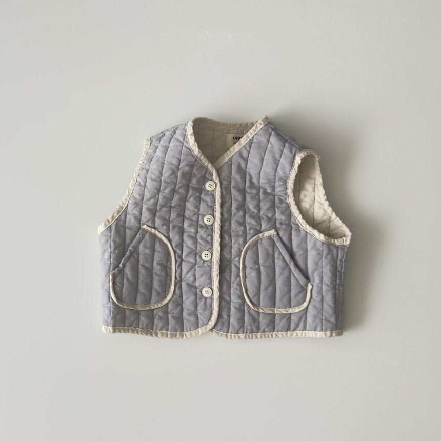 Quilted Sleeveless Vest