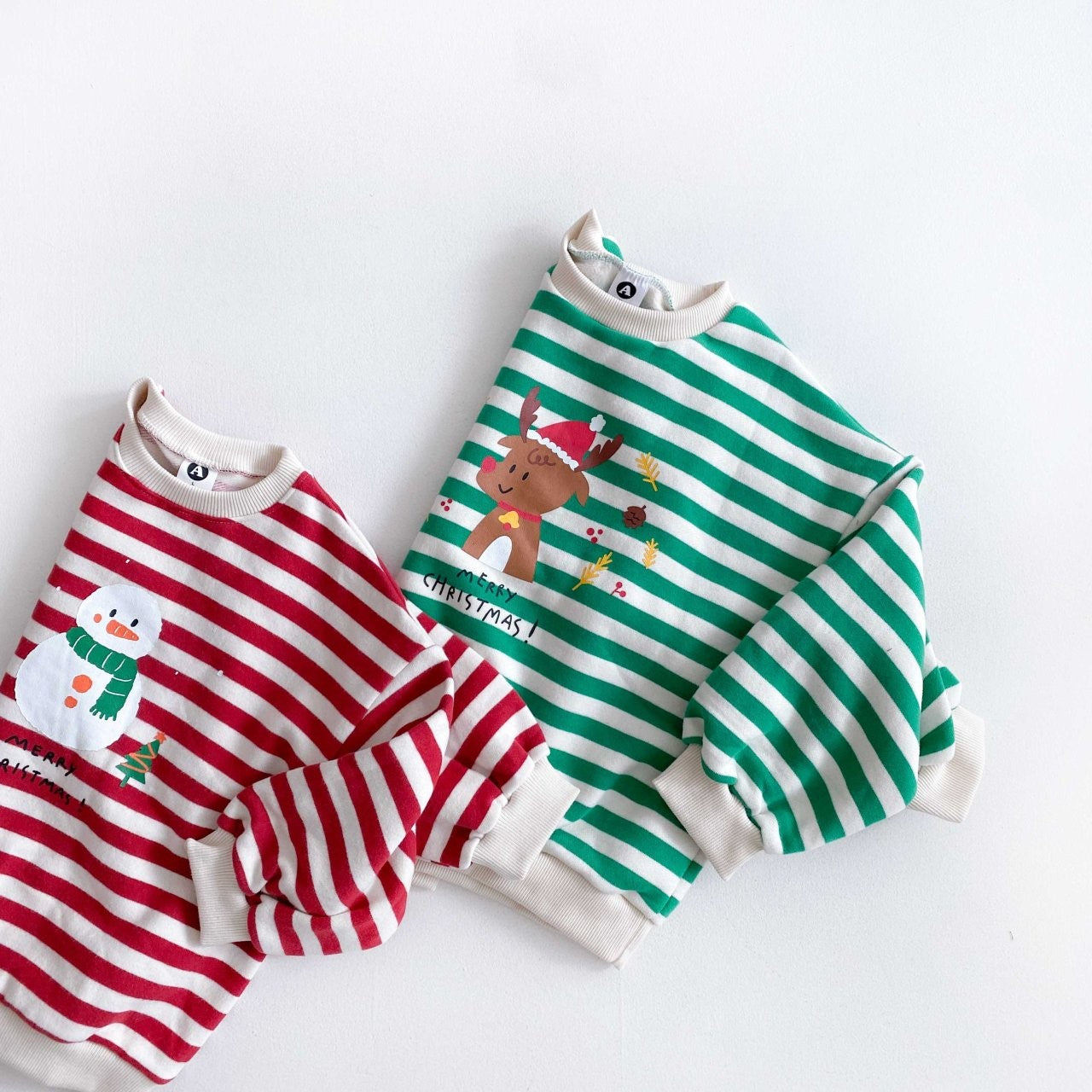 Christmas Striped Sweatshirt