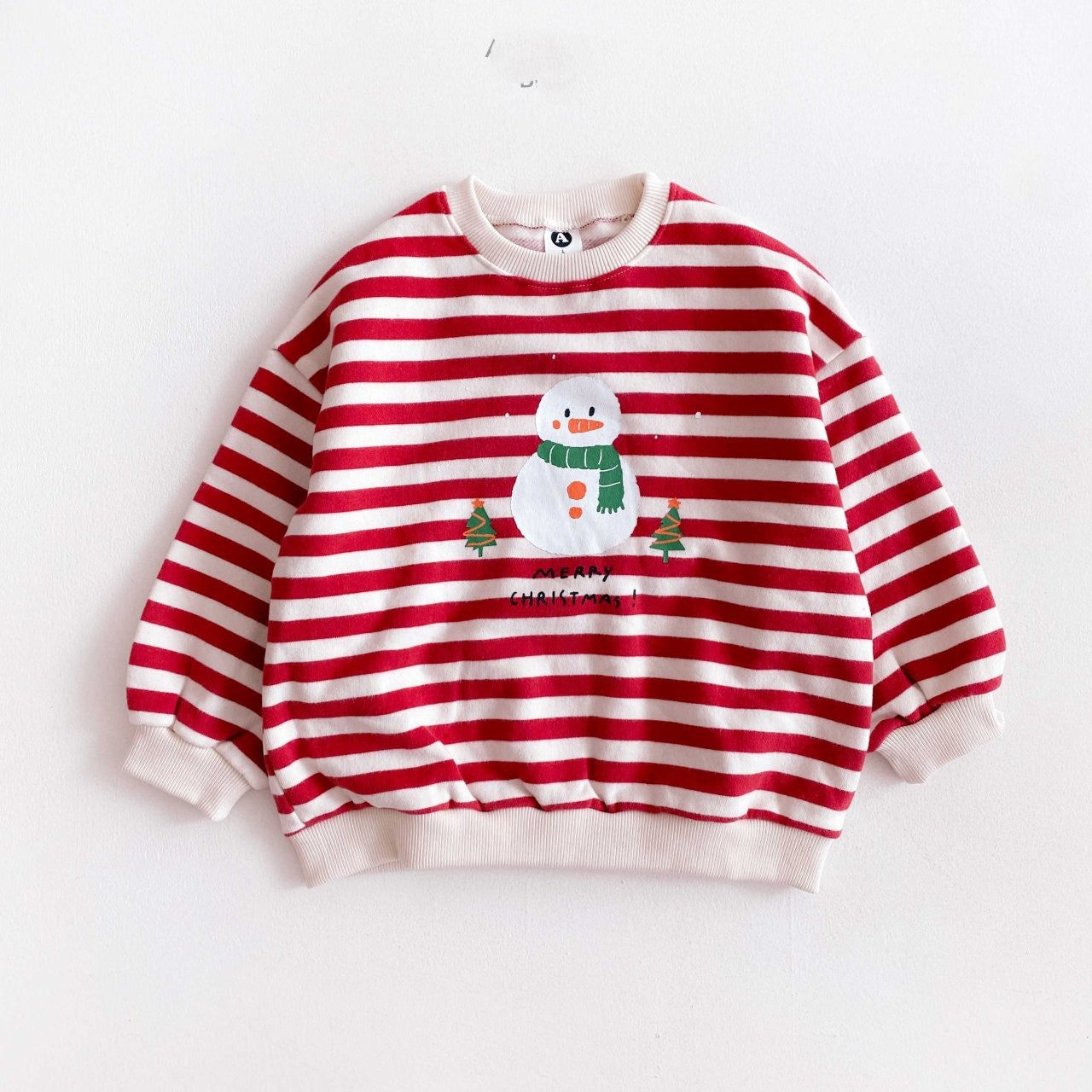 Christmas Striped Sweatshirt