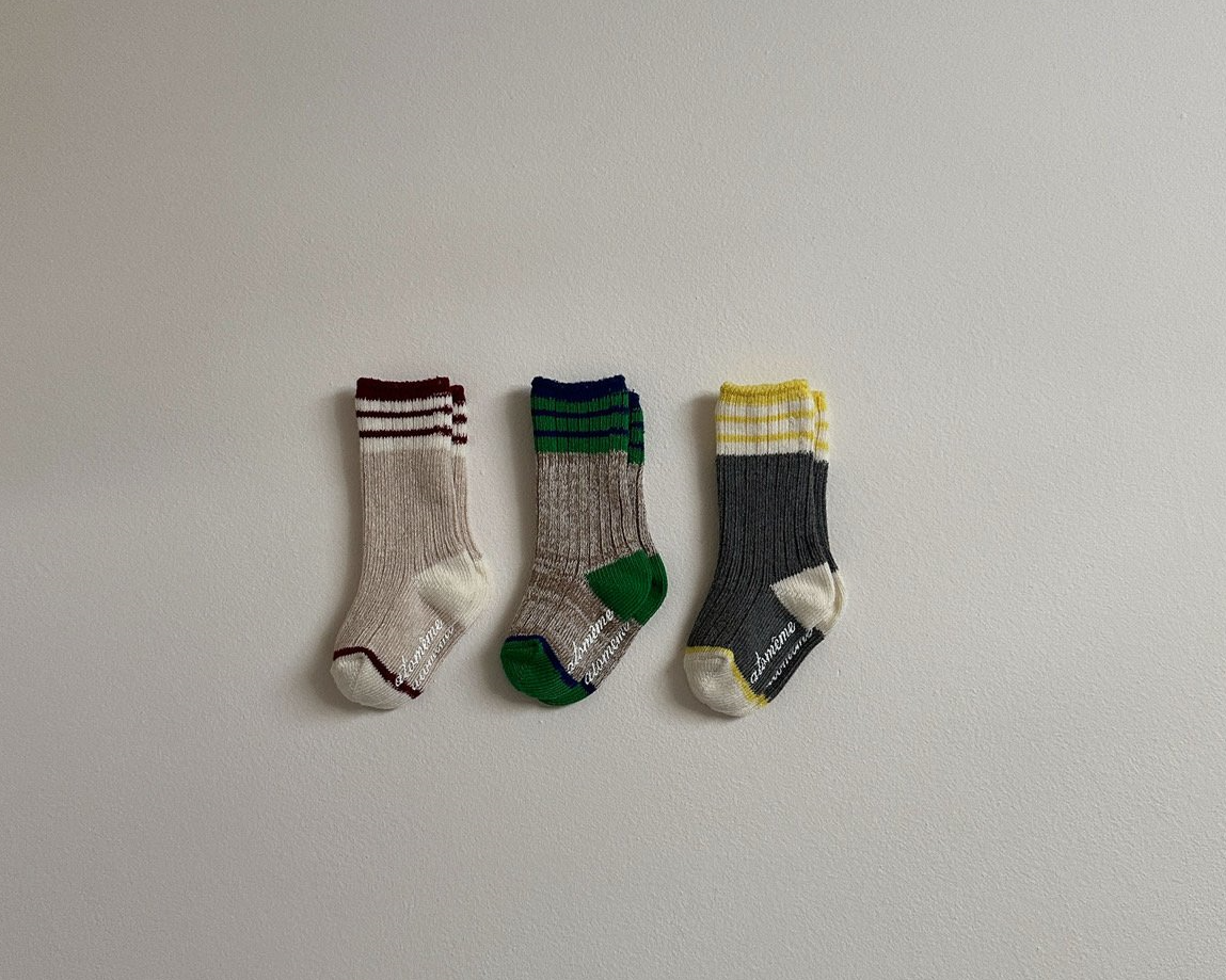 French Socks (Set of 3)