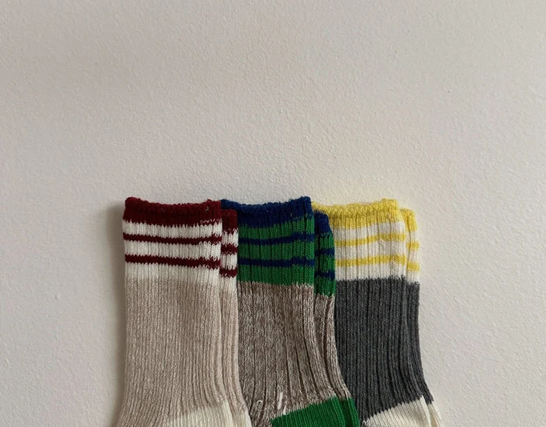 French Socks (Set of 3)