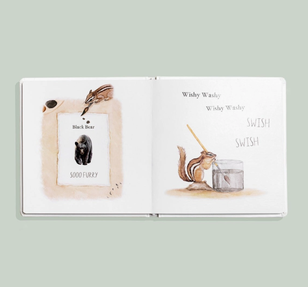 Wishy Washy: A Board Book of First Words and Colors